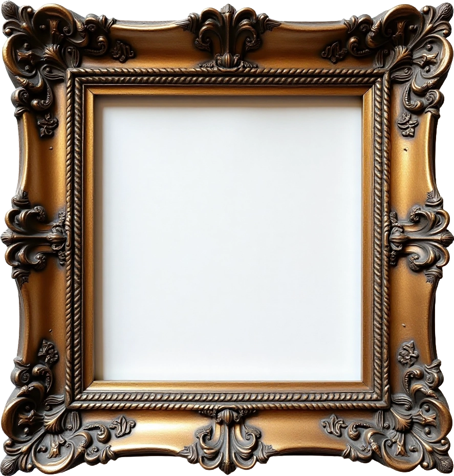 Ornate Gold Picture Frame